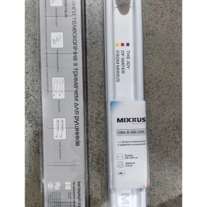 Штанга для шторки телескопічна з тримачем для рушників Mixxus CRA-D-125x225 125cm-225cm (алюміній) (БЛІСТЕР) (AC3589) №12