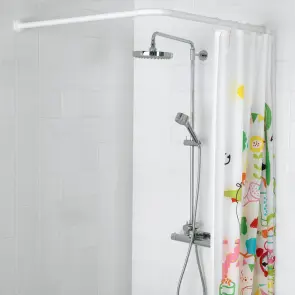 Штанга для шторки кутова Mixxus CRA-A-80x80 80x80cm (алюміній) (БЛІСТЕР) (AC3590) №3
