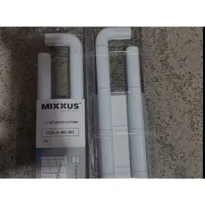 Штанга для шторки кутова Mixxus CRA-A-80x80 80x80cm (алюміній) (БЛІСТЕР) (AC3590) №8