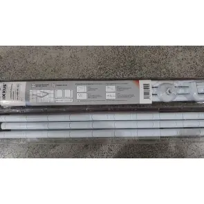 Штанга для шторки П-подібна універсальна Mixxus CRA-U-80x80x80 80x80x80cm, 80x160cm, 240cm (алюміній) (БЛІСТЕР) (AC3592) №14