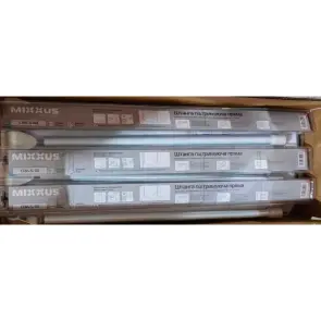 Штанга для шторки підтримуюча пряма Mixxus CRA-S-60 60cm (алюміній) (БЛІСТЕР) (AC3594) №6