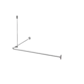 Штанга для шторки підтримуюча пряма Mixxus CRA-S-60 60cm (алюміній) (БЛІСТЕР) (AC3594) №10