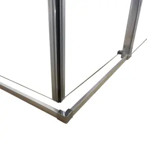 Душова кабіна без піддону Koer SR SC03-90x90x200-TR-02 прозоре скло Easy Clean 6мм SS Color (KR5680) №12