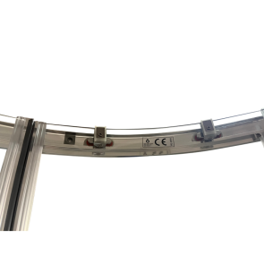 Душова кабіна без піддону Koer SR SC04-90x90x195-TR-02 прозоре скло Easy Clean 5мм SS Color (KR5682) №6