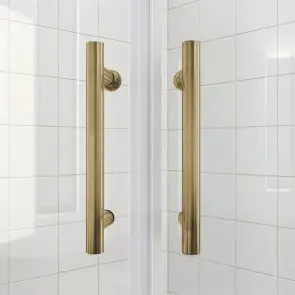 Душова кабіна без піддону Koer SR SC04-90x90x195-TR-12 прозоре скло Easy Clean 5мм Матове золото (KR5681) №6