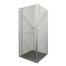 Душова кабіна без піддону Mixxus Premium Quadro SC01-90x90x195-TR Chrome прозоре скло 6мм (MI8290)