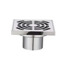 KOER FD12-100x100-180 Душевой трап 100x100мм, прямой отвод (50 шт/ящ)