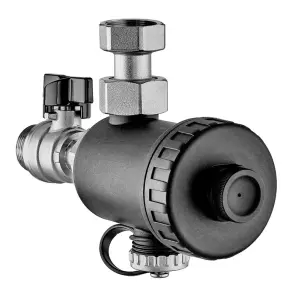 Фільтр компактний магнітний для котла Koer KR.1274 - 3/4" з краном (PA-GF) (KR5679) №3