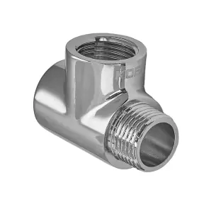 Реукционный тройник Koer KF.T06FFM.CHR - 1/2" FFМ хром (KR5622) №2