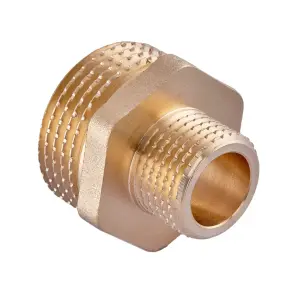 Ніпель редукційний Koer KF.N0608.WN - 3/4"x1/2" без нікелю (KR5573) №3