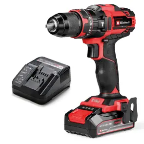 Шуруповерт акумуляторний ударний Einhell TE-CD 18/44 Li-i 1x2.5Ah (4514287) №1
