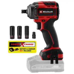 Гайкокрут ударний акумуляторний Einhell TP-CW 18/350-C Li BL - Solo (4510055) №1