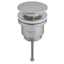Донный клапан для раковины Koer PW-11-01 1 1/4'' универсальный (с/без перл) СLICK-СLACK (Цвет хром) (KR5790)