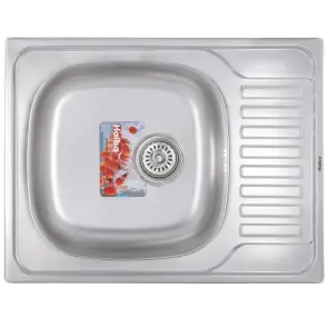 Мойка кухонная Haiba 65x50 Satin (HB0555) №1