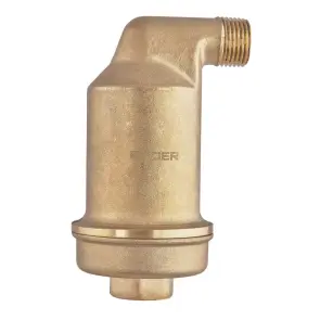 Повітровідвідник автоматичний Koer KR.1247-15 - 1/2"F латунь (KR5855) №1