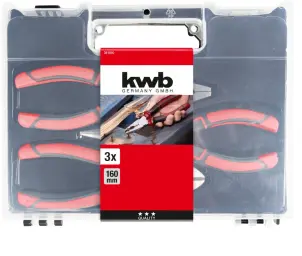 Набор плоскогубцев KWB, 160 мм, 3 шт, KWB (381090) №2