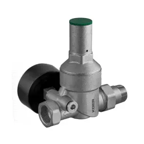 Редуктор тиску Koer KR.1239 - 3/4" з манометром "мембранний" (KR5880) №2