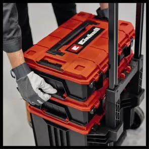 Пластиковый кейс Einhell E-Case L с колесами (4540014) №4