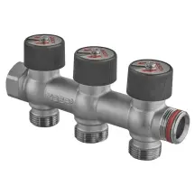 Коллектор вентильный без фитинга Koer KR.1128-3 - 3/4"x3/4"x3/4"x3 Ways (KR5872)