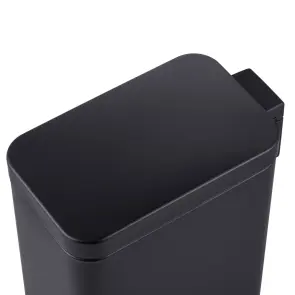 Відро для сміття з плавним закриттям прямокутне Mixxus Premium Quadro-TC0105 Black 5 л колір чорний (MI7061) №2