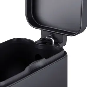 Відро для сміття з плавним закриттям прямокутне Mixxus Premium Quadro-TC0105 Black 5 л колір чорний (MI7061) №3