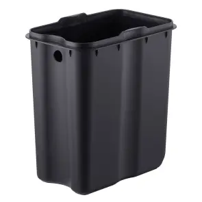 Відро для сміття з плавним закриттям прямокутне Mixxus Premium Quadro-TC0105 Black 5 л колір чорний (MI7061) №4