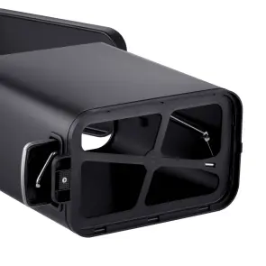 Відро для сміття з плавним закриттям прямокутне Mixxus Premium Quadro-TC0105 Black 5 л колір чорний (MI7061) №5