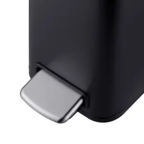 Відро для сміття з плавним закриттям прямокутне Mixxus Premium Quadro-TC0105 Black 5 л колір чорний (MI7061) №7