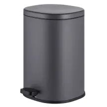Відро для сміття з плавним закриттям овальне Mixxus Premium Olivary-TC0105 Graphite 5 л колір графіт (MI7063)