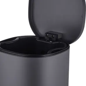 Відро для сміття з плавним закриттям овальне Mixxus Premium Olivary-TC0105 Graphite 5 л колір графіт (MI7063) №3