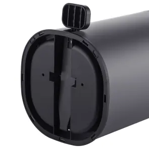 Відро для сміття з плавним закриттям овальне Mixxus Premium Olivary-TC0105 Graphite 5 л колір графіт (MI7063) №5