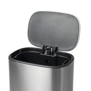 Відро для сміття з плавним закриттям овальне Mixxus Premium Diverse-TC0112 SS Color 12л колір наржавійка (MI7079) №11