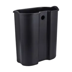 Відро для сміття з плавним закриттям овальне Mixxus Premium Topper-TC0205 SS Color 5л колір нержавійка (MI7059) №8