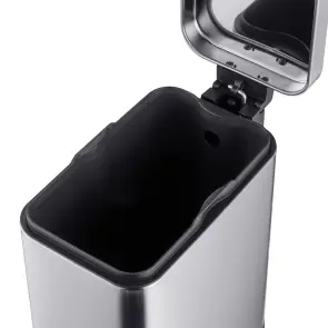 Відро для сміття з плавним закриттям прямокутне Mixxus Premium Quadro-TC0105 SS Color 5л колір нержавійка (MI7062) №12