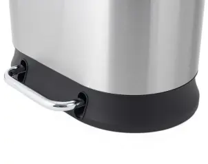 Відро для сміття з плавним закриттям овальне Mixxus Premium Strong-TC0105 SS Color 5л колір наржавійка (MI7080) №18
