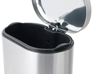 Відро для сміття з плавним закриттям овальне Mixxus Premium Strong-TC0120 SS Color 20л колір наржавійка (MI7081) №4