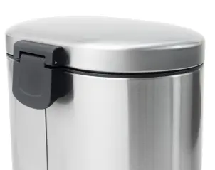 Відро для сміття з плавним закриттям овальне Mixxus Premium Strong-TC0120 SS Color 20л колір наржавійка (MI7081) №8