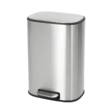 Відро для сміття з плавним закриттям овальне Mixxus Premium Diverse-TC0105 SS Color 5л колір наржавійка (MI7078)