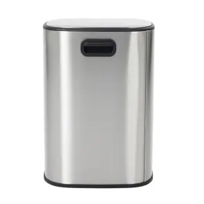Відро для сміття з плавним закриттям овальне Mixxus Premium Diverse-TC0105 SS Color 5л колір наржавійка (MI7078) №5