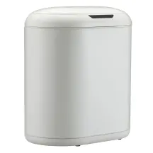 Мусорное ведро сенсорное овальное Mixxus Premium Topper-TC0112 White 12л цвет белый (MI7082)