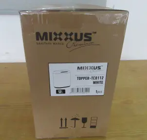 Відро для сміття сенсорне овальне Mixxus Premium Topper-TC0112 White 12л колір білий (MI7082) №11