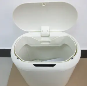 Відро для сміття сенсорне овальне Mixxus Premium Topper-TC0112 White 12л колір білий (MI7082) №14