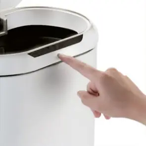 Відро для сміття сенсорне овальне Mixxus Premium Topper-TC0112 White 12л колір білий (MI7082) №15