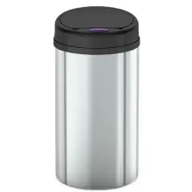 Відро для сміття сенсорне кругле Mixxus Premium Ellipse-TC0109 Chrome-Black 9л (хром-чорне) (MI7083)