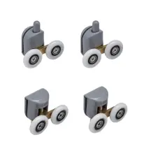 Комплект роликів для кабіни Mixxus Rollers SCP04-2x2 Graphite подвійний 2 вер.+2 ниж.(сірий) (MI8164)