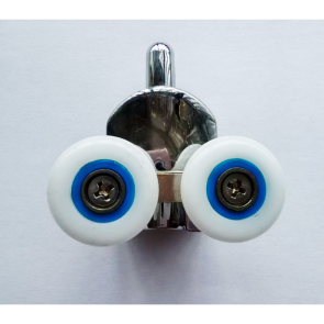 Ролики для душових кабін подвійні колеса MIXXUS PREMIUM ROLLERS SCP02-1 CHROME нижні (23mm для DIVERSE SC01,SC02,SD01) (MI7162) №2