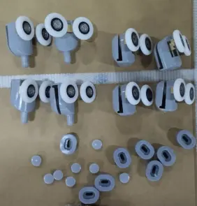 Комплект роликів для кабіни Mixxus Rollers SCP03-4x4 Graphite подвійний 4 вер.+4 ниж.(сірий) (MI8163) №2