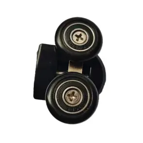 Ролики для душових кабін подвійні колеса MIXXUS PREMIUM ROLLERS SCP05-1 BLACK верхні (25mm для DIVERSE SC03) (MI8168) №1