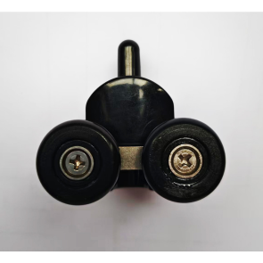 Ролики для душових кабін подвійні колеса MIXXUS PREMIUM ROLLERS SCP02-1 BLACK нижні (23mm для DIVERSE SC01,SC02,SD01) (MI7164) №2