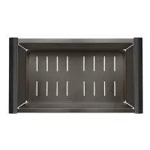 Сушилка для посуды Mixxus BAS-03 NANO-BLACK 420мм из нерж. стали (цвет графит) (MX1950)